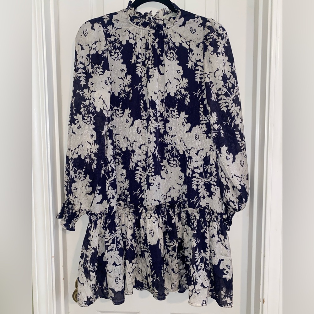 Pinch Navy and‎ White Floral Dress